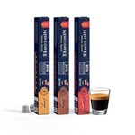 Nish Kahve Nespresso Uyumlu Kapsül Kahve 3'lü Set Lungo, Italy, Risteretto 30 Adet
