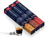 Nish Kahve Nespresso Uyumlu Kapsül Kahve 3'lü Set Lungo, Italy, Risteretto 30 Adet