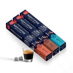Nish Kahve Nespresso Uyumlu Kapsül Kahve 3'lü Set Smooth, Italy, Sport 30 Adet