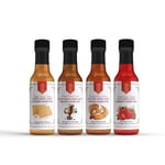 Nish Kahve Petibör, Irish Cream, Toffee Nut, Çilek Aromalı Şurup 4'lü Set 4x250 Mililitre