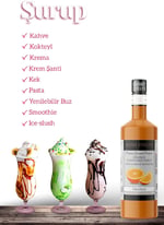 Nish Portakal Aromalı Şişe Şurup 700 ML - P