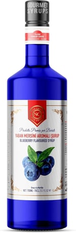 Nish Yaban Mersini (Blueberry) Aromalı Şurup 700 ML - P