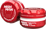 Nishman Saç Şekillendirici Wax 03 Flaming, 150 ML | Tüm Saç Tipleri | Ekstra Güçlü, Islak ve Parlak Görünüm