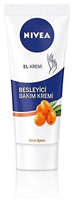 NIVEA Besleyici Bakım Deniz İğdesi El Kremi E Vitaminli (75 ml)