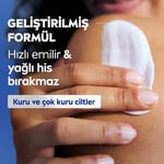 NIVEA Besleyici Vücut Sütü 400 ml, Kuru ve Çok Kuru Ciltler, 72 Saat Yoğun Nemlendirici,Badem Yağı