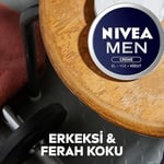 NIVEA MEN Erkek Bakım Kremi 75 ml, El, Yüz ve Vücut Nemlendirici Krem, Hızlı Emilir, Yapışkan His Bırakmaz, E vİtamini, Tüm Cilt Tipleri