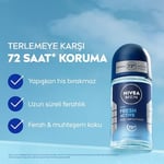 NIVEA MEN Erkek Roll on Deodorant 50 ml,Terlemeye Karşı 72 Saat Koruma,Okyanus Özleri Kokusu,Uzun Süren Ferahlık,Yapışkan His Bırakmaz,Etil Alkol İçermez
