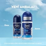 NIVEA MEN Erkek Roll on Deodorant 50 ml,Terlemeye Karşı 72 Saat Koruma,Okyanus Özleri Kokusu,Uzun Süren Ferahlık,Yapışkan His Bırakmaz,Etil Alkol İçermez
