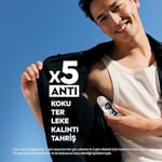 NIVEA MEN Erkek Roll On Deodorant Black&White Invisible Original 50 ml,72 Saat Anti-perspirant Terleme ve Ter Kokusuna Karşı Koruma,Giysilerde Leke Karşıtı,Erkeksi Koku,Etil Alkol İçermez