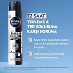 NIVEA MEN Erkek Sprey Deodorant Black&White Invisible Original 200 ml, 72 Saat Anti-perspirant Ter Koruması,Ekonomik Boy