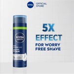 NIVEA Men Protect&Care Tıraş Köpüğü 200 ml, Kuru Ciltler İçin, Pürüzsüz Tıraş - Seçenekler: Tek Ebat (4 paketi), Tek Ebat