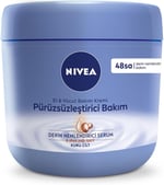 NIVEA Nemlendirici El ve Vücut Bakım Kremi Pürüzsüzleştirici 400 ml, Kuru Ciltler,48 Saat Yoğun Nemlendirme,Shea Yağı