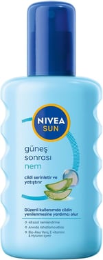 NIVEA SUN Ferahlatıcı Güneş Sonrası Vücut Spreyi 200ml, Nemlendirici, Aloe Vera, Hyaluron