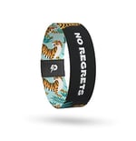No Regrets - Geri Dönüşümlü Unisex Elastik Baskılı Bileklik Ve Hatırlatıcı Kart