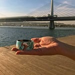 No Regrets - Geri Dönüşümlü Unisex Elastik Baskılı Bileklik Ve Hatırlatıcı Kart