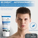 No Sweat Antiperspirant Gel 50 ML - Yüz-Boyun-Ense Terlemesine Karşı Koruma- Aşırı Terlemeye Yardımcı Jel -Spor Yaparken Kullanıma Uygun-Yüz Parlamasını Önlemeye Yardımcı-Makyaj Öncesi Kullanılabilir.