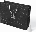 No1 25'li Modern Seri Kraft Çanta Siyah 40x30x12 cm