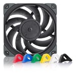 Noctua NF-A12x25 PWM chromax.black.swap, sessiz birinci sınıf fan, 4 pinli (120 mm, siyah)
