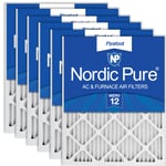 Nordic Pure Merv 12 Bel Pileli Pantolon Klima Fırın Filtresi, Kutu 6, 16x16x1M12-6