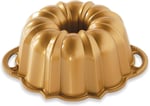 Nordic Ware 51277 Yıldönümü Halka kek kalıbı, 1420 ml (6 Kap), Alüminyum, Altın