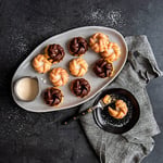 Nordic Ware 95377 Bundtlette Pan 75. Yıl Dönümü Örgülü Bundt Bites, Altın, 3,5