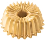 Nordic Ware Backform Brilliance Bundt Tavası 6 kase Alüminyum Altın, 21cm x 20,6cm, NW 93277