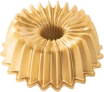 Nordic Ware Backform Brilliance Bundt Tavası 6 kase Alüminyum Altın, 21cm x 20,6cm, NW 93277