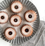 Nordic Ware Backform Brilliance Bundtlette Pan Alüminyum Altın, 38 cm x 22,2 cm, NW 93377