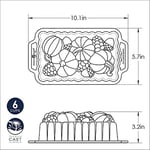 Nordic Ware Harvest Bounty ekmek tavası, Tek Boy, Bronz