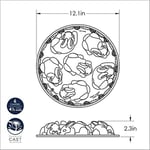 Nordic Ware kek kalıbı, Pasta kalıbı – Paskalya Tavşanı, alüminyum, kahverengi, 7,6 x 30,5 x 30,5 cm, 1 birim