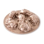 Nordic Ware kek kalıbı, Pasta kalıbı – Paskalya Tavşanı, alüminyum, kahverengi, 7,6 x 30,5 x 30,5 cm, 1 birim