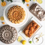 Nordic Ware Narenciye Bükümlü Tava, 8 Bardak Kapasiteli, Şekerleme