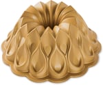 Nordic Ware -NON-Stick kek pişirme kalıbı-taç, alüminyum, altın, 25,4 X 25,4 X 9,9 cm