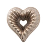 Nordic Ware, Nordicware 55548 Kek Kalıbı, Kalpli Çelenk, Alüminyum Döküm, Hacim: 2.5lt, 55548Amz, Gümüş