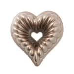 Nordic Ware, Nordicware 55548 Kek Kalıbı, Kalpli Çelenk, Alüminyum Döküm, Hacim: 2.5lt, 55548Amz, Gümüş