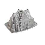 Nordic Ware Pişirme kalıbı, alüminyum döküm, gümüş, 13x25x19,1 cm