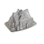 Nordic Ware Pişirme kalıbı, alüminyum döküm, gümüş, 13x25x19,1 cm