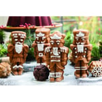 Nordic Ware Pişirme Kalıbı Nutcracker Cakelet Pan Alüminyum Gri, 35,6 cm x 17,5 cm, NW 92977