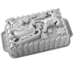 Nordic Ware Pişirme Kalıbı Santa's Sleigh Loaf Tava Alüminyum Gri, 26,1 cm x 14,5 cm, NW 90848