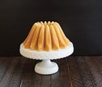 Nordicware kek kalıbı pasta kalıbı-Lotus, alüminyum, altın, 21,6 x 21,6 x 9,5 cm