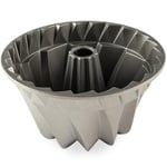 Nordicware kek kalıbı yuvarlak pasta, alüminyum döküm, gümüş, 22,9 x 22,9 x 13,5 cm
