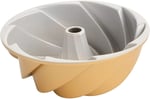 NordicWare Nordic Ware Bundt Cake Pan with Filigree Notches, Aluminium, gold, 22cm x 22cm x 10cm