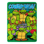 Northwest Nickelodeon Polar Battaniye Genç Mutant Ninja Kaplumbağalar, Cowabunga Dudes, 116 cm x 152 cm