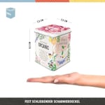 Nostalgic-Art Retro Çay Kutusu, 100 g, Bitkisel Çiçek Çayı – Çay severler için hediye fikri, çay ve çay poşeti saklamak için, Vintage tasarım