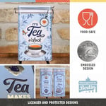 Nostalgic-Art Retro çay kutusu, 1,3 l, klasik çay, çay severler için hediye fikri, aroma kapaklı sac kutu, vintage tasarım