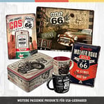 Nostalgic-Art Retro kahve kupası, 330 ml, Route 66 Bike Map – ABD hayranları için hediye fikri, seramik fincan, vintage tasarım | Kahve için seramik kupa, vintage tasarım, ABD hayranları için hediye f