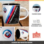 Nostalgic-Art Retro kahve kupası, 330 ml, orijinal lisanslı ürün (OLP), BMW Motorsport – Tradition Of Speed – BMW aksesuar hayranları için hediye fikri, seramik fincan, vintage tasarım