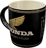 Nostalgic-Art Retro kahve kupası, 330 ml, Honda MC – Motorcycles Gold – Motosikletçiler için hediye fikri, orijinal lisanslı ürün (OLP), kahve için seramik fincan, vintage tasarım