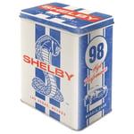 Nostalgic-Art Retro Saklama Kavanozu L, 3 L, Shelby - Cobra Snake 98 - Shelby Aksesuarları Hayranları için Hediye Fikri, Orijinal Lisanslı Ürün (OLP), Büyük Teneke Kahve Tenekesi, Vintage Tasarım