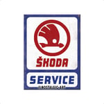 Nostalgic-Art Skoda - Service Buzdolabı Magneti 6 x 8 cm